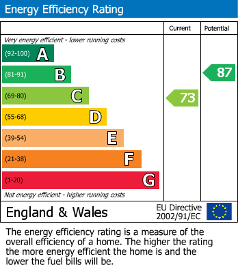 EPC Graph for Green Lane, Rawcliffe