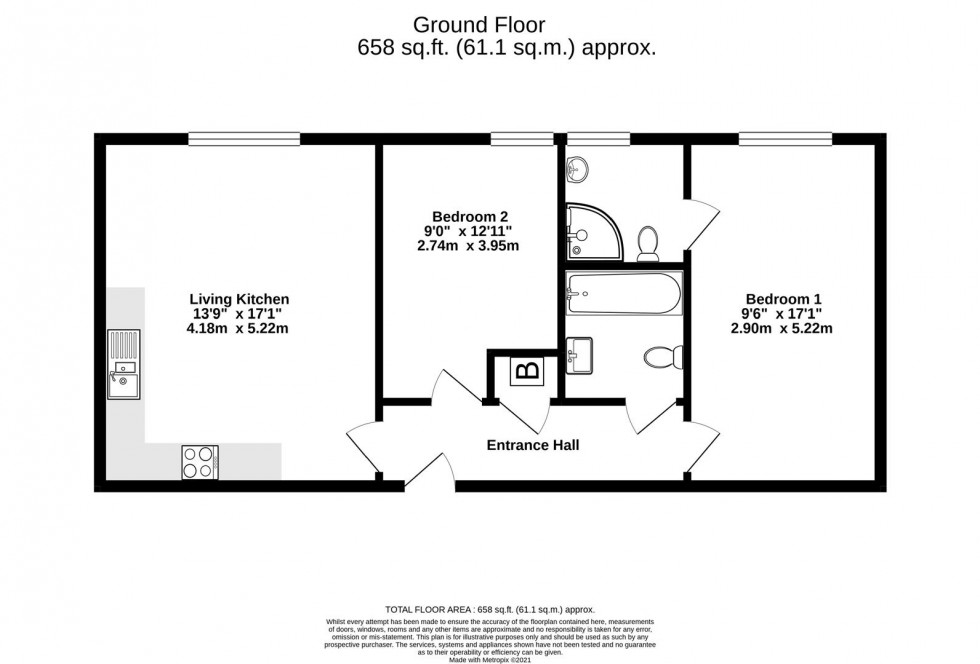 Floorplan for Union Terrace, York