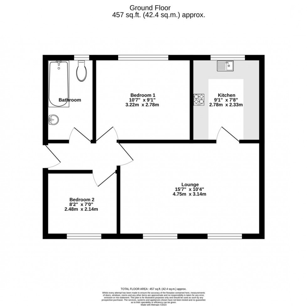 Floorplan for Main Street, Fulford, York