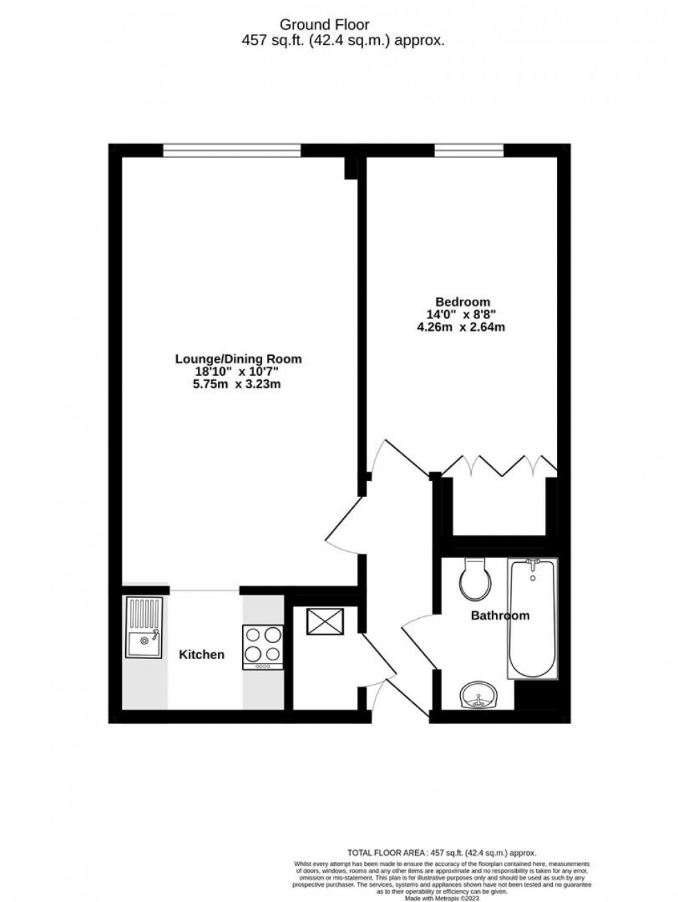 Floorplan for Danesmead Close, York