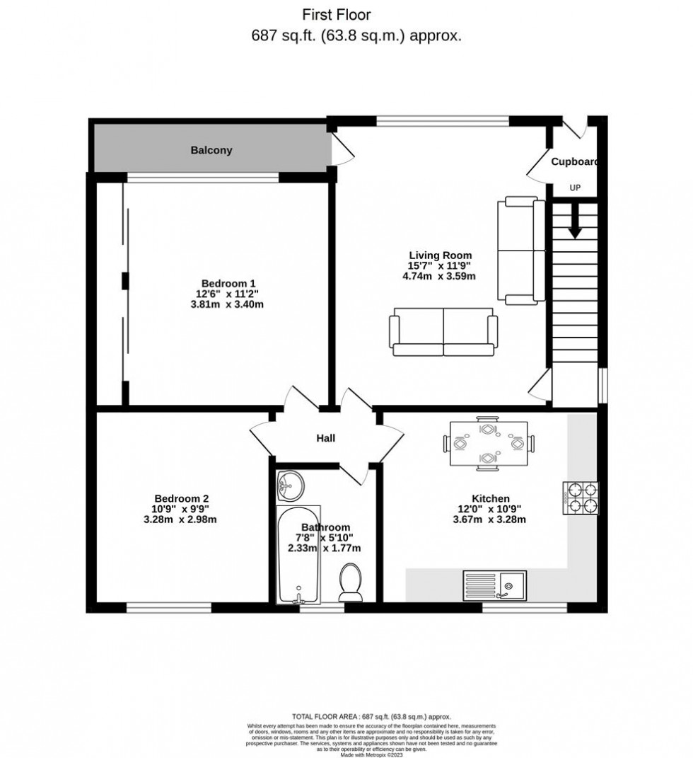 Floorplan for Woodlands Grove, Stockton Lane