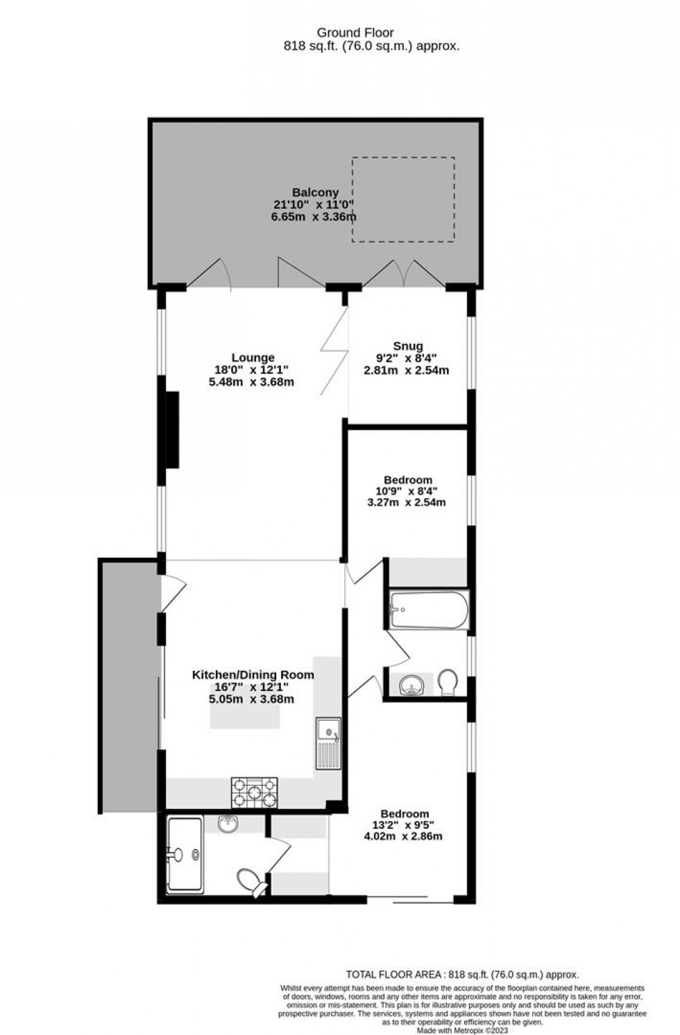 Floorplan for Allerthorpe Golf and Country Club