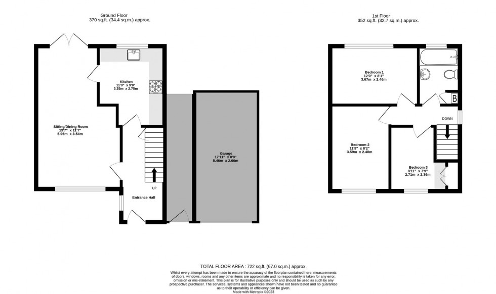 Floorplan for Beckside, Elvington