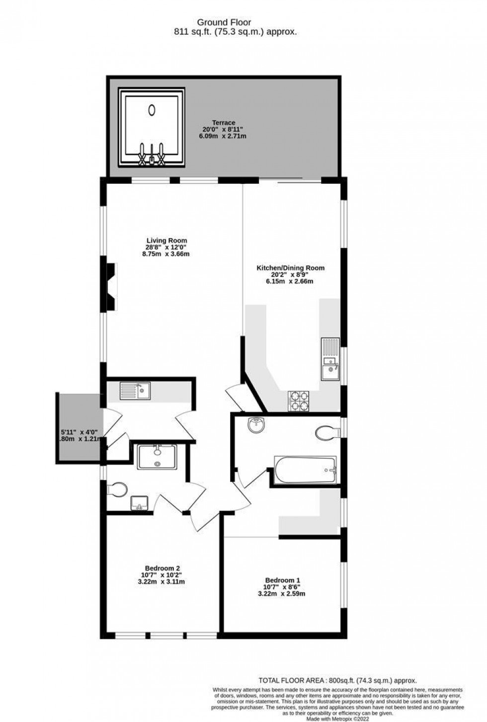 Floorplan for Wapplington Lane, Allerthorpe