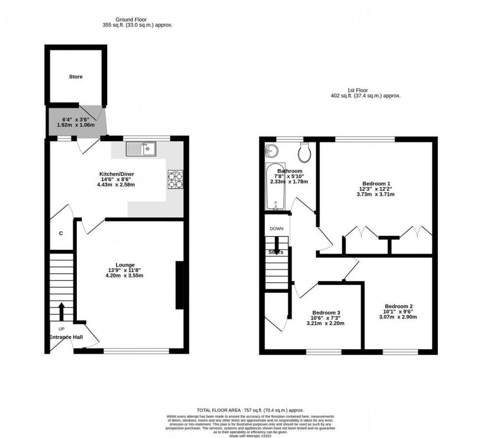 Floorplan for Kingsway West, York