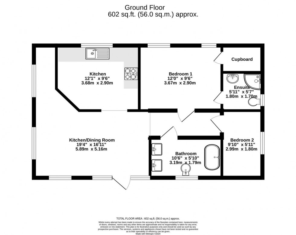 Floorplan for Feoffee Lane, Barmby Moor