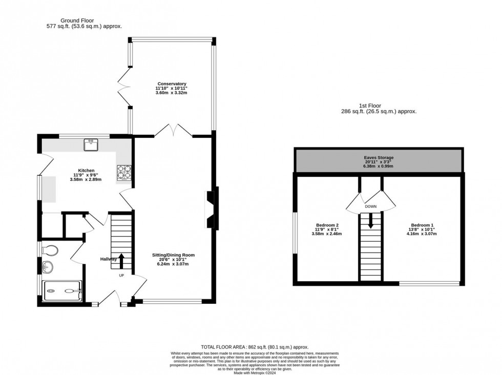 Floorplan for Beech Avenue, Bishopthorpe