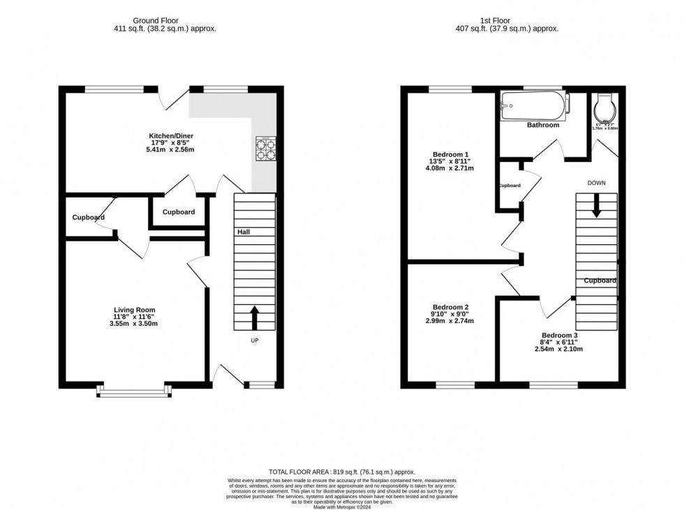 Floorplan for Fenwick Street, Off Bishopthorpe Road