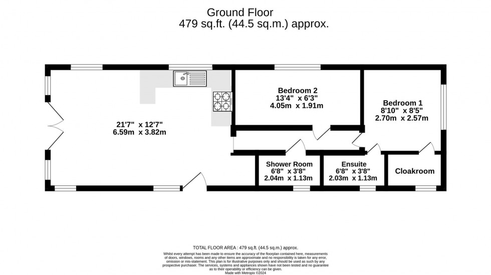 Floorplan for Hull Road, Wilberfoss