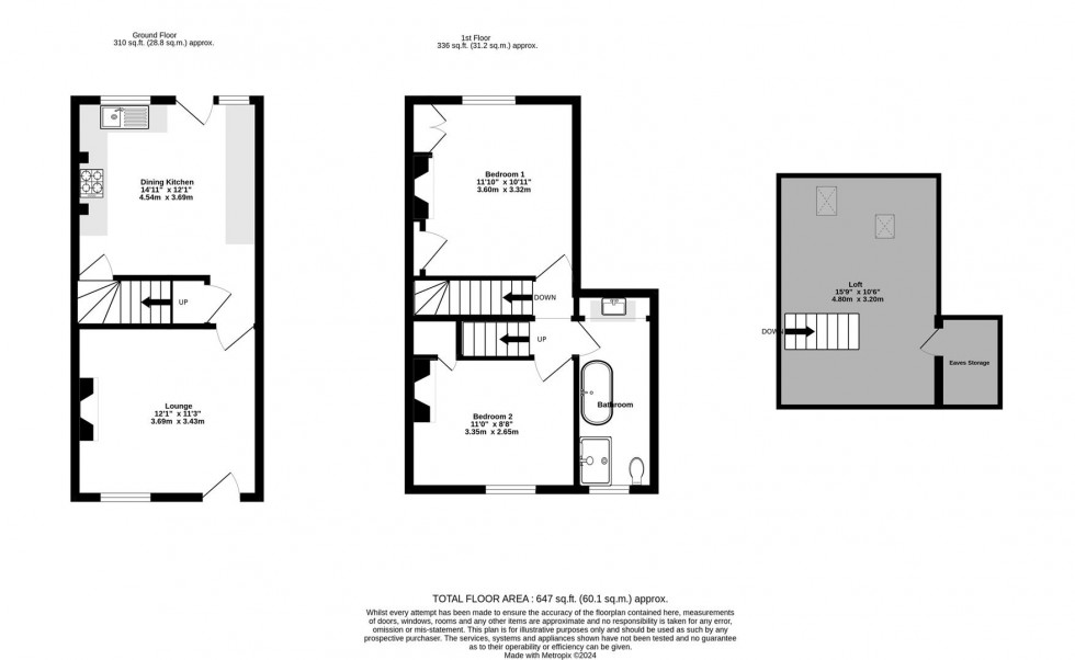 Floorplan for Farndale Street, Fulford Road