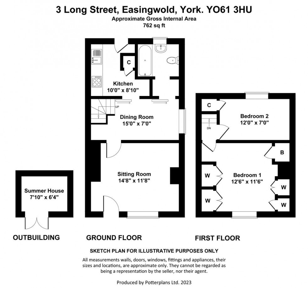 Floorplan for Long Street, Easingwold, York