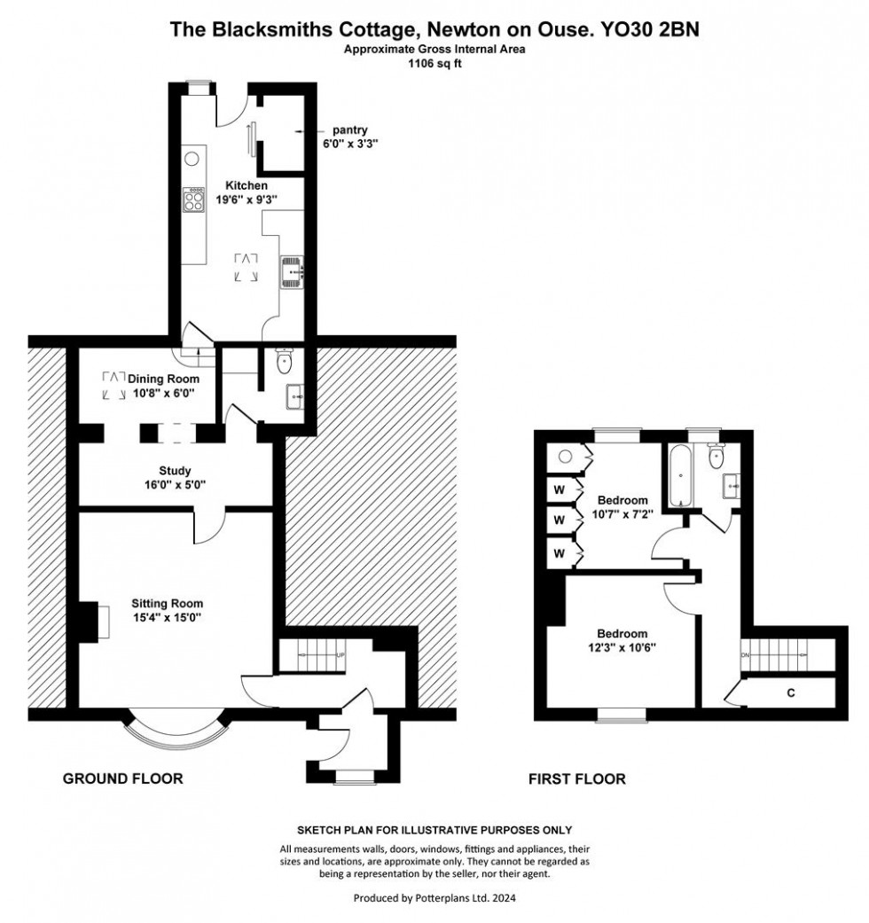 Floorplan for Cherry Tree Avenue, Newton On Ouse, York