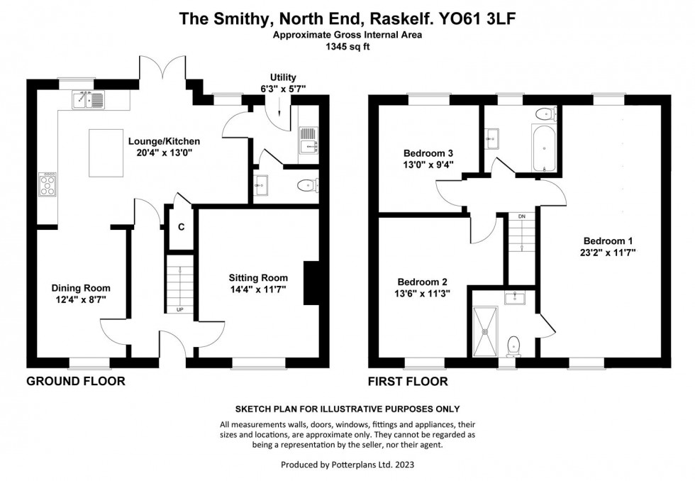 Floorplan for Raskelf, York