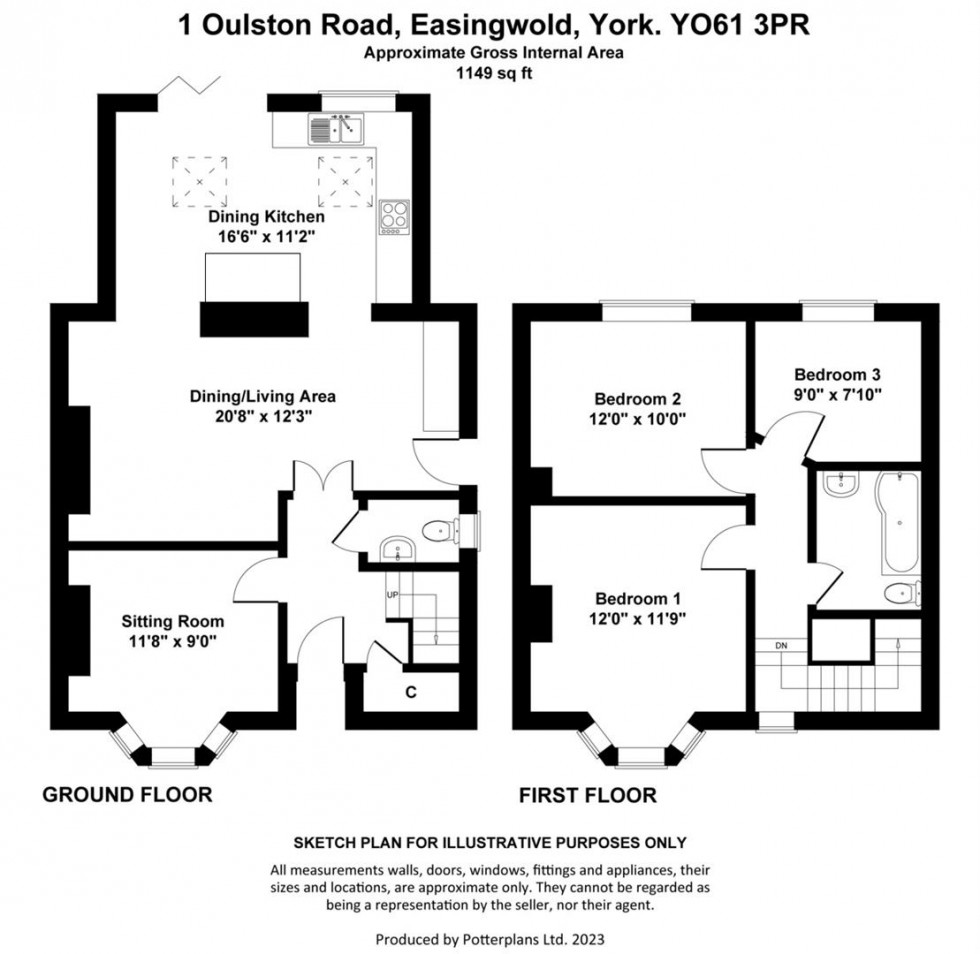 Floorplan for Oulston Road, Easingwold, York