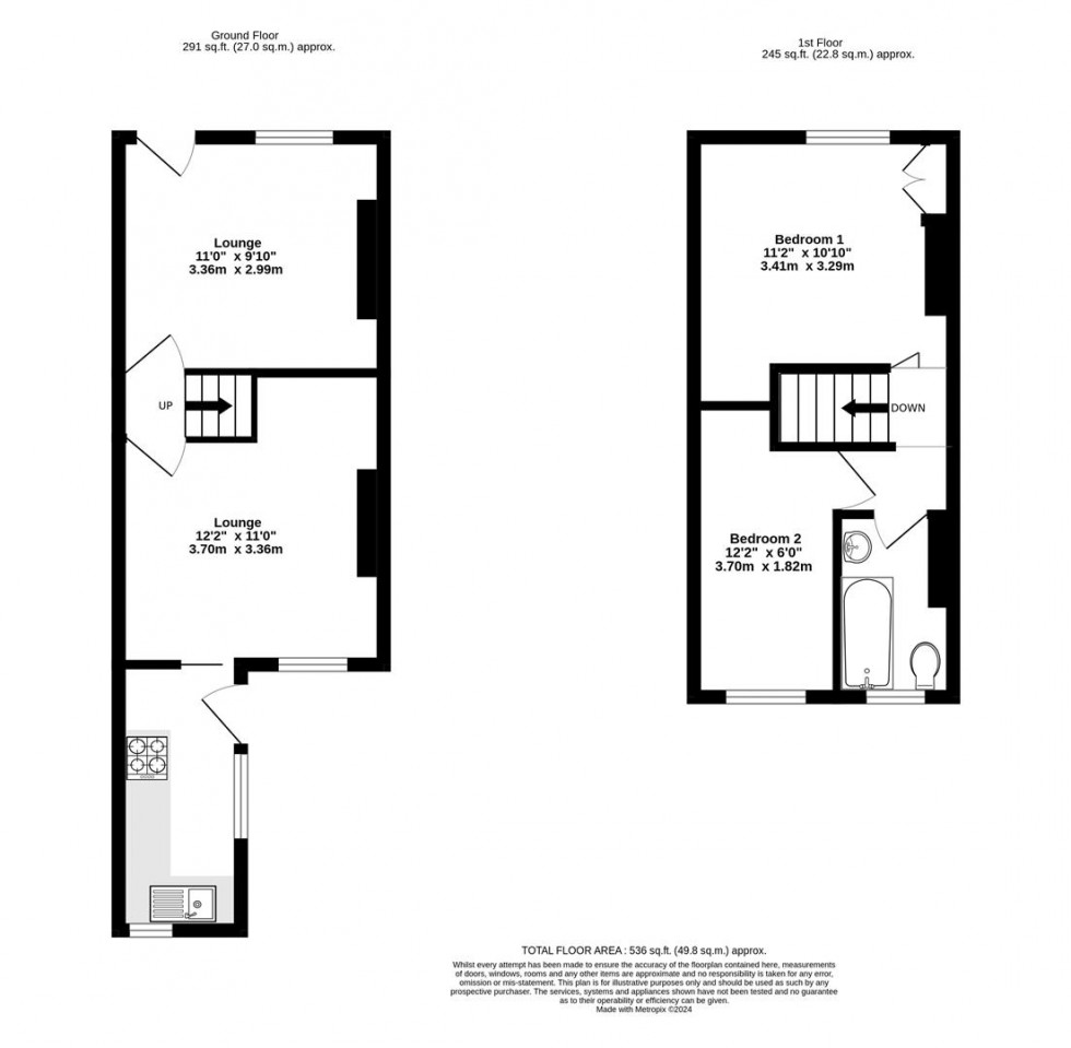 Floorplan for Kensington Street, South Bank