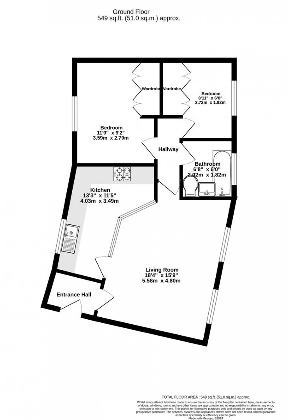 Floorplan for Trinity Lane, Bishophill