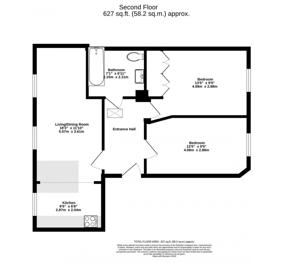 Floorplan for Gillygate, City Centre