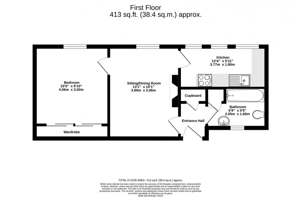 Floorplan for 7 Feversham House,, York