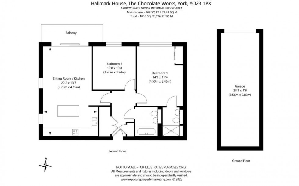 Floorplan for Joseph Terry Grove, York