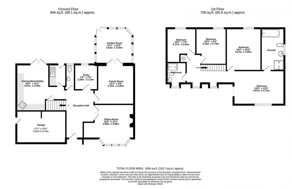 Floorplan for Mallard Walk, Boroughbridge, York