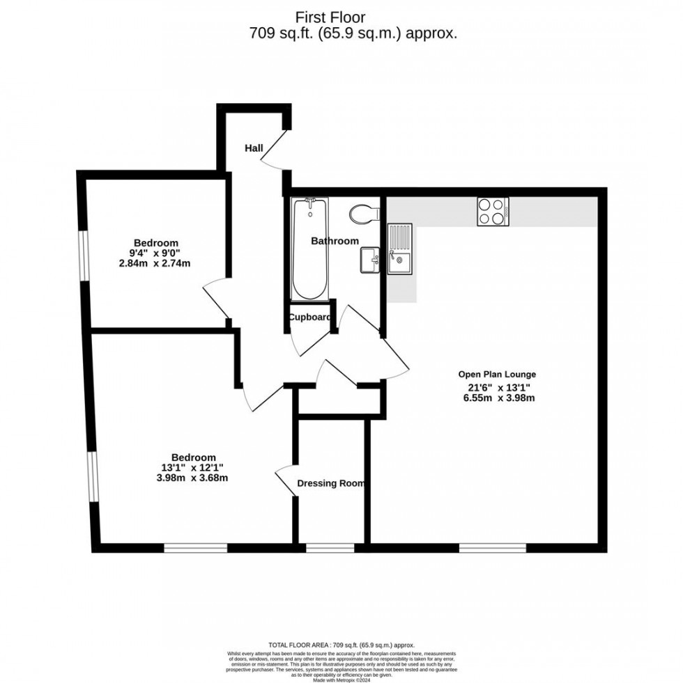 Floorplan for Fishergate, York