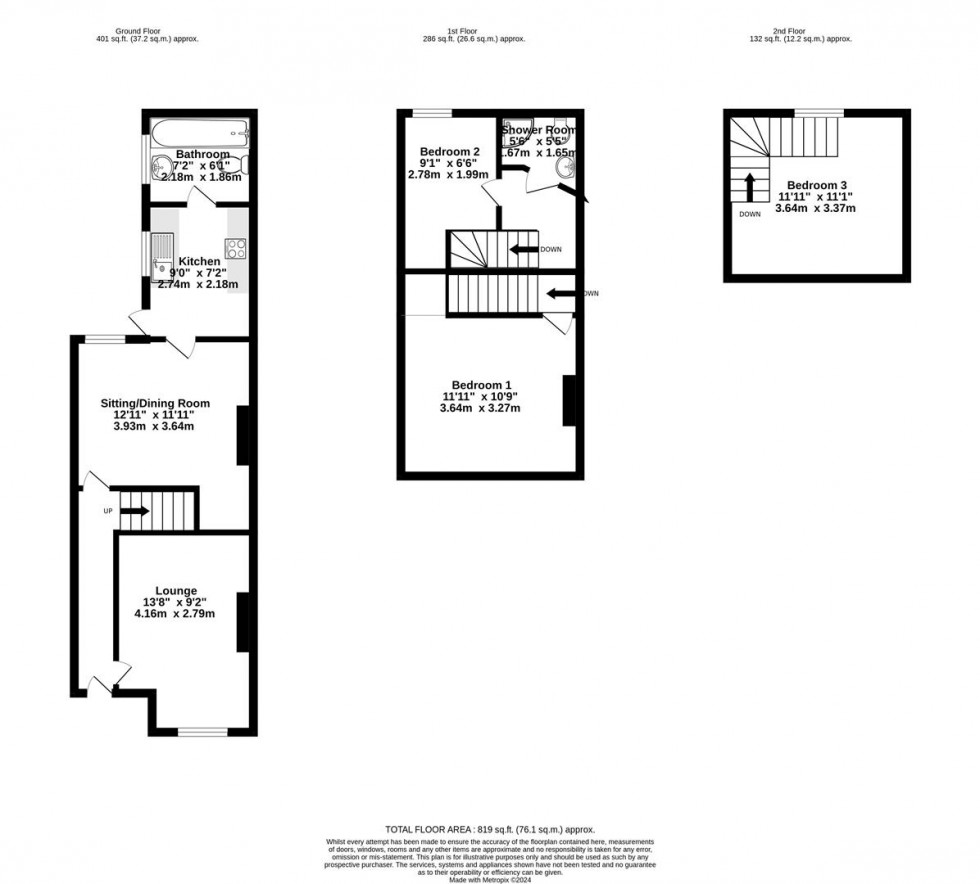 Floorplan for Balmoral Terrace, South Bank