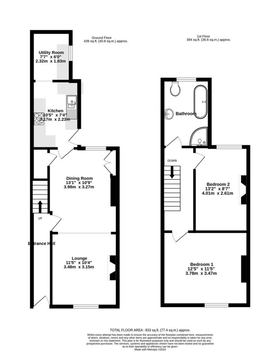 Floorplan for Amberley Street, Off Poppleton Road