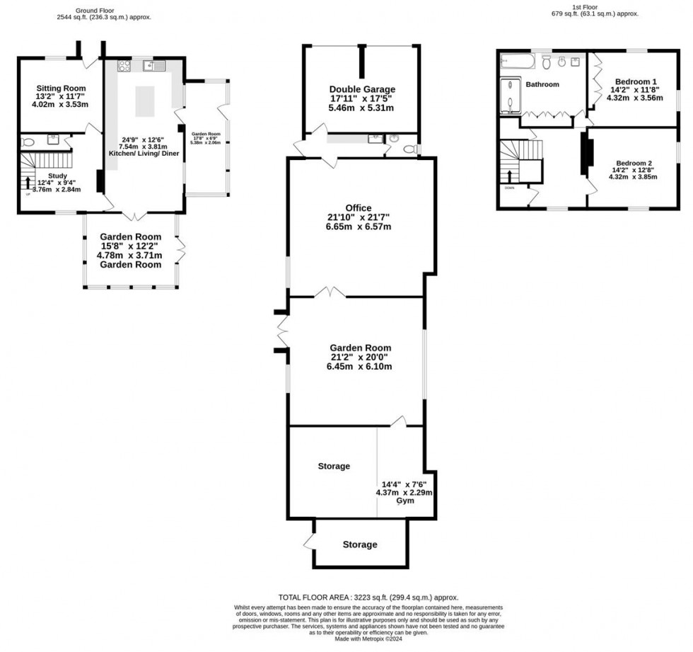 Floorplan for Bar Lane, Roecliffe, Boroughbridge