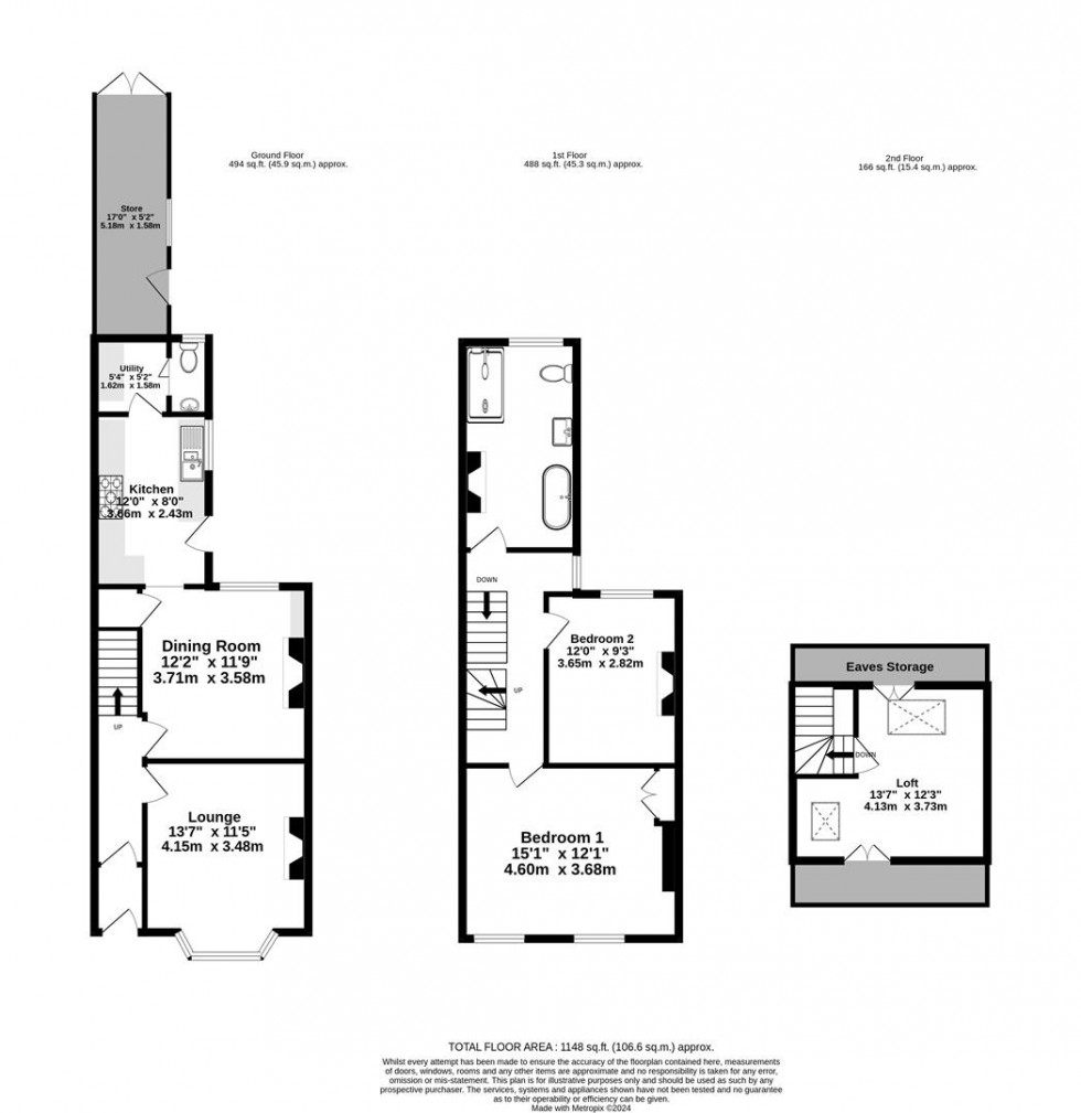 Floorplan for Richardson Street, Off Bishopthorpe Road