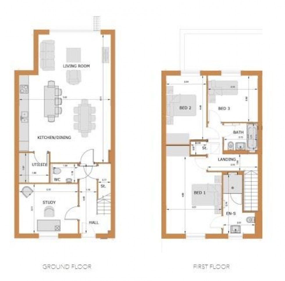 Floorplan for Carr Lane, Sutton-on-the-Forrest