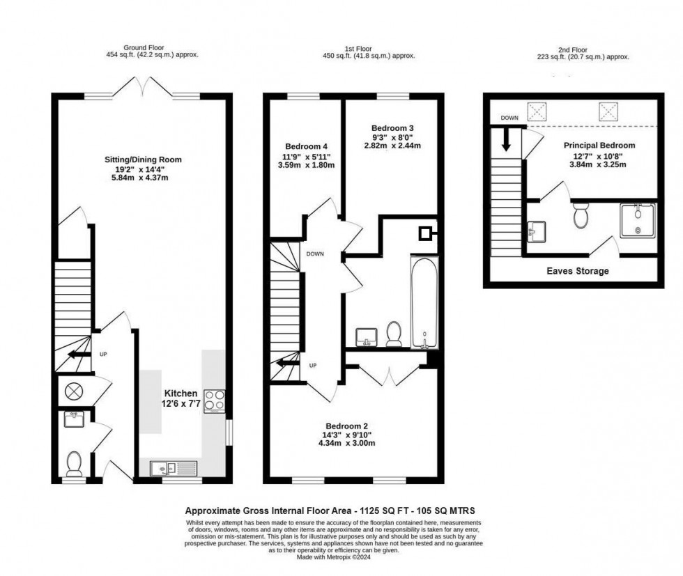 Floorplan for Jacobs Court, Sutton-On-The-Forest, York