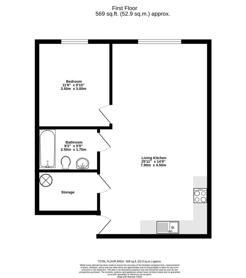 Floorplan for Eboracum Way, Layerthorpe