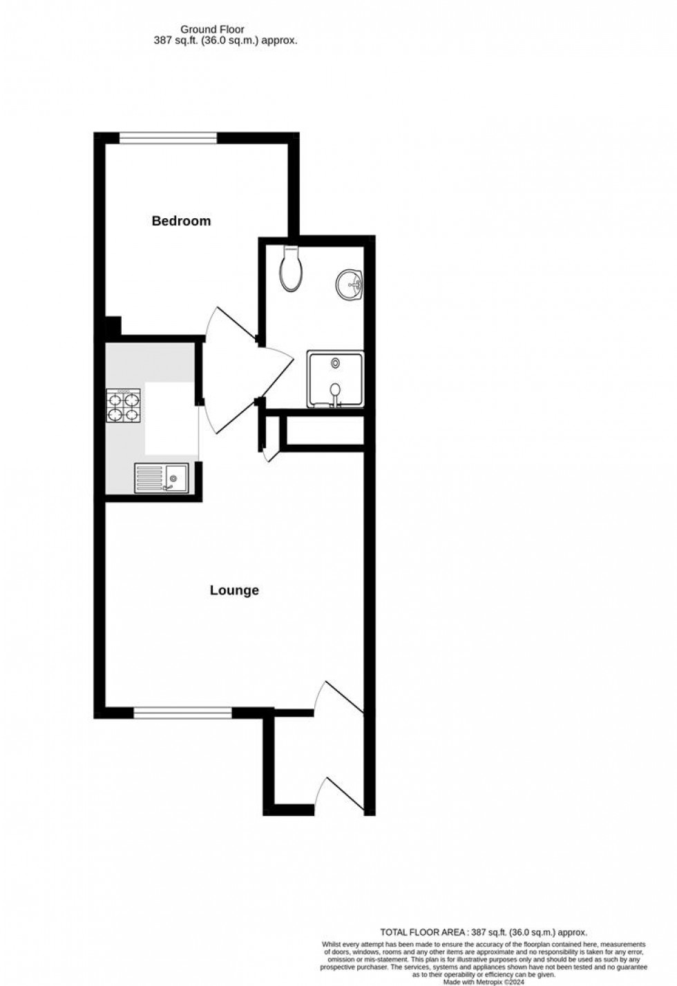 Floorplan for Willow Bank, New Earswick