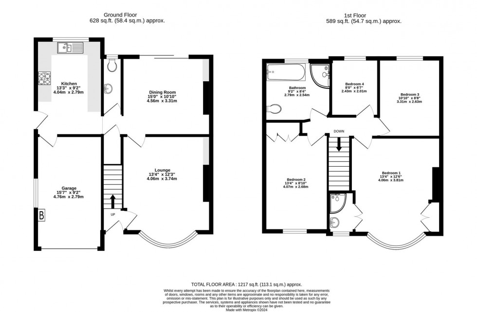 Floorplan for New Lane, Holgate