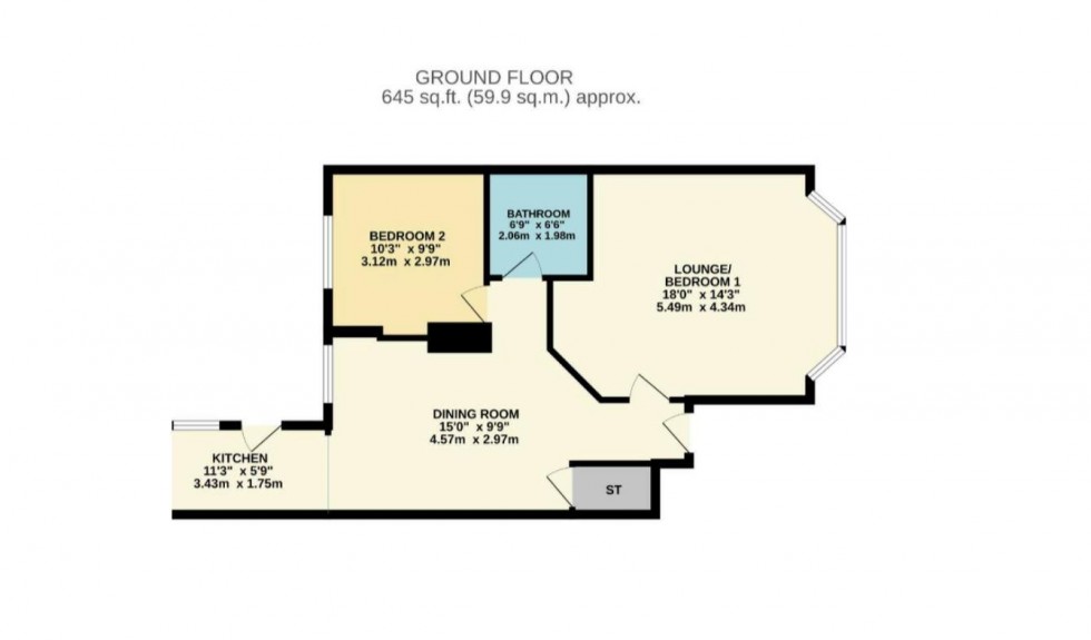 Floorplan for Dragon Parade, Harrogate