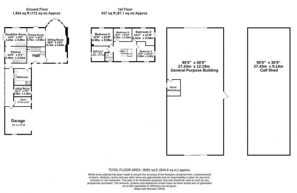 Floorplan for Easingwold Road, Stillington