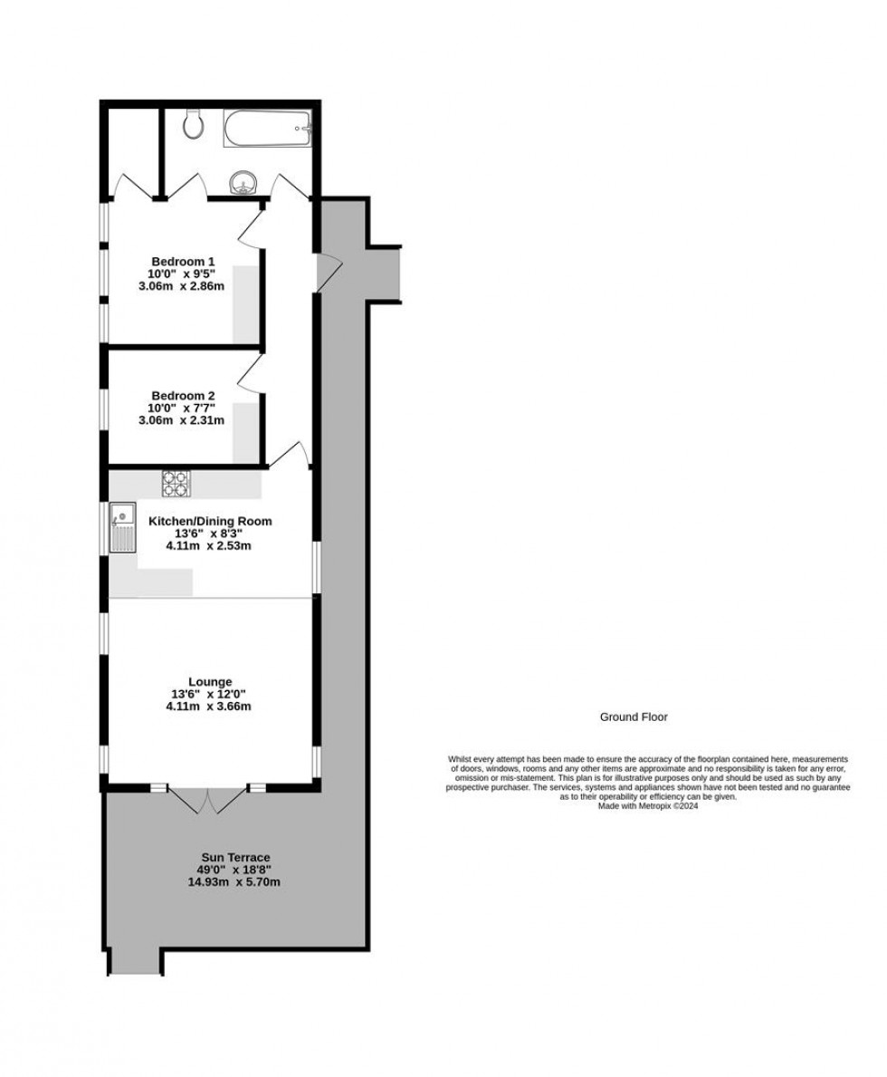 Floorplan for Hull Road, Wilberfoss