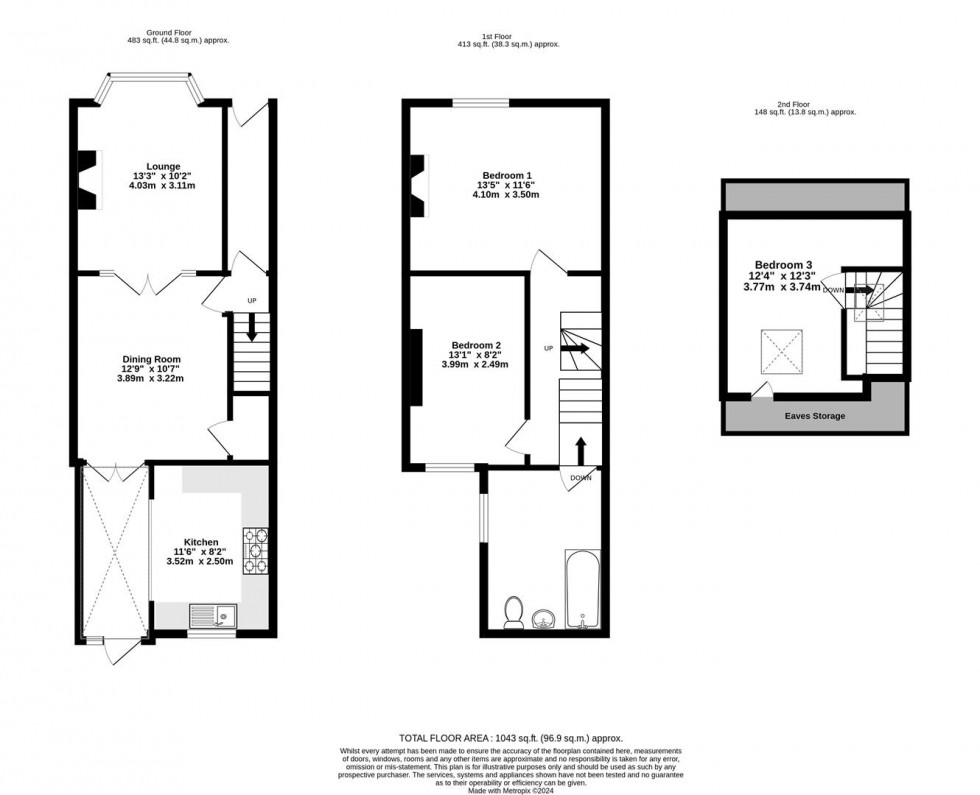 Floorplan for Alma Terrace, Fulford