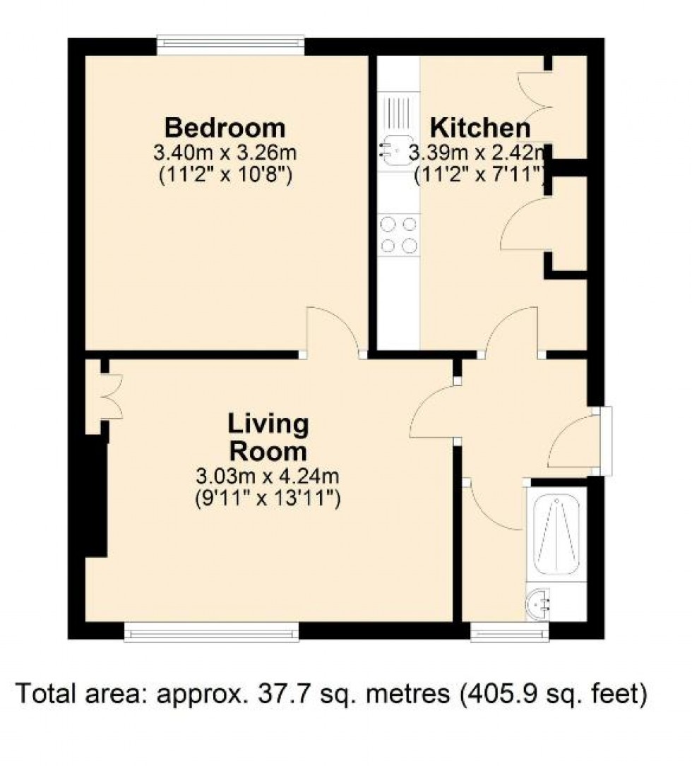 Floorplan for Dringfield Close, Woodthorpe