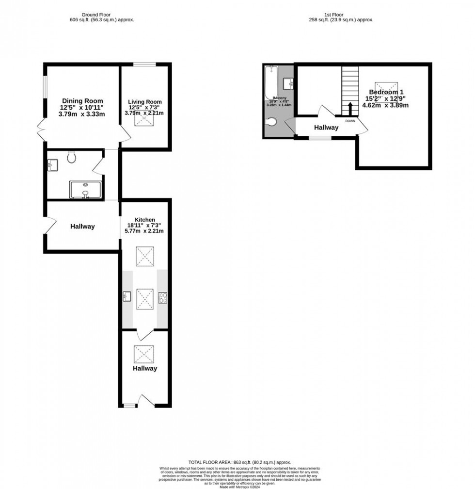 Floorplan for Campleshon Road, York