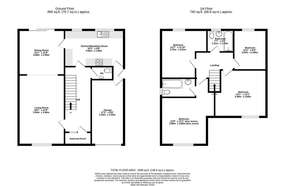 Floorplan for Geldof Road, Huntington