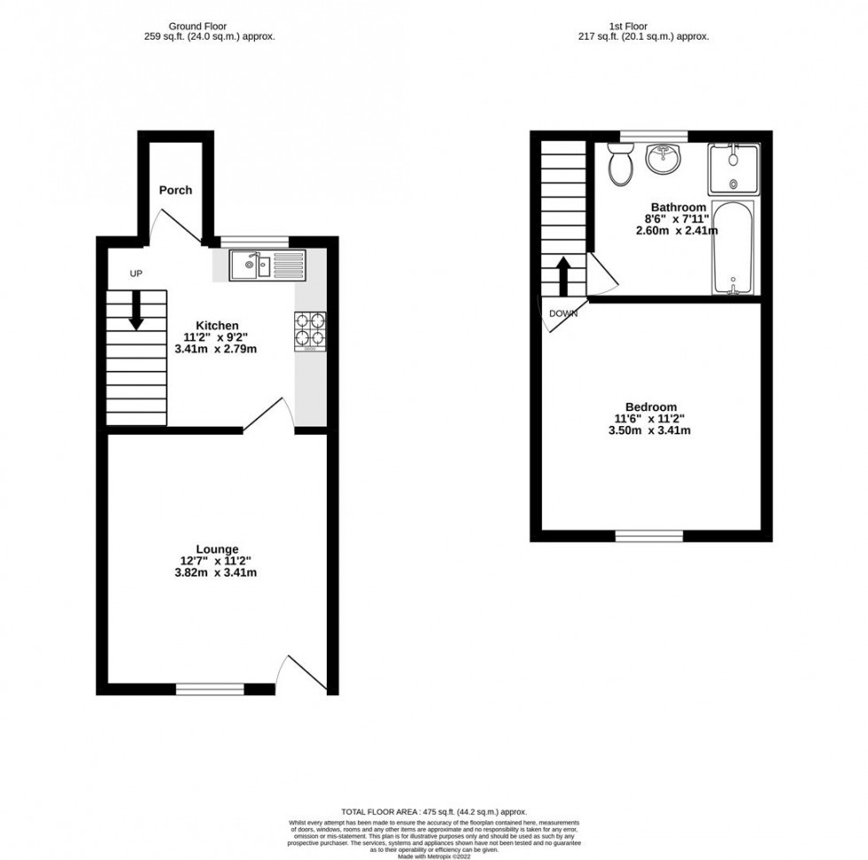 Floorplan for Stamford Street West, Leeman Road