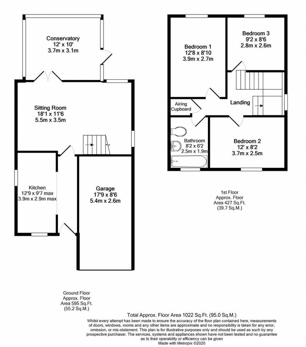 Floorplan for Raker Close, Wheldrake, York