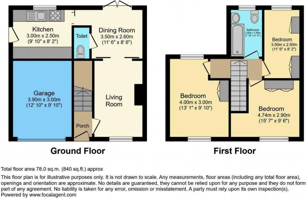 Floorplan for 5 Westwood Terrace, South Bank