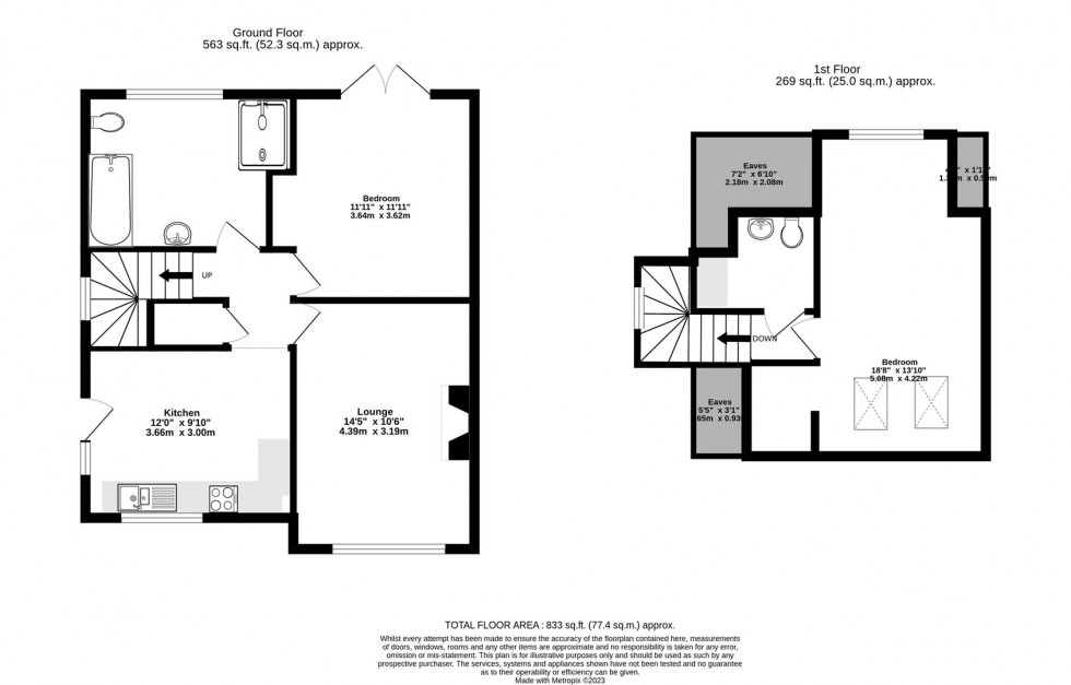 Floorplan for Rawcliffe Close, Rawcliffe