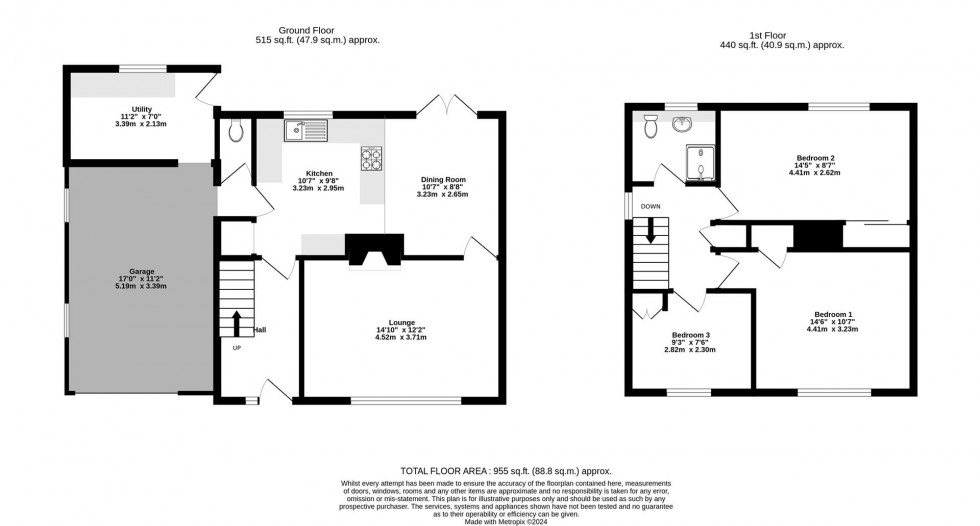 Floorplan for Lerecroft Road, Dringhouses