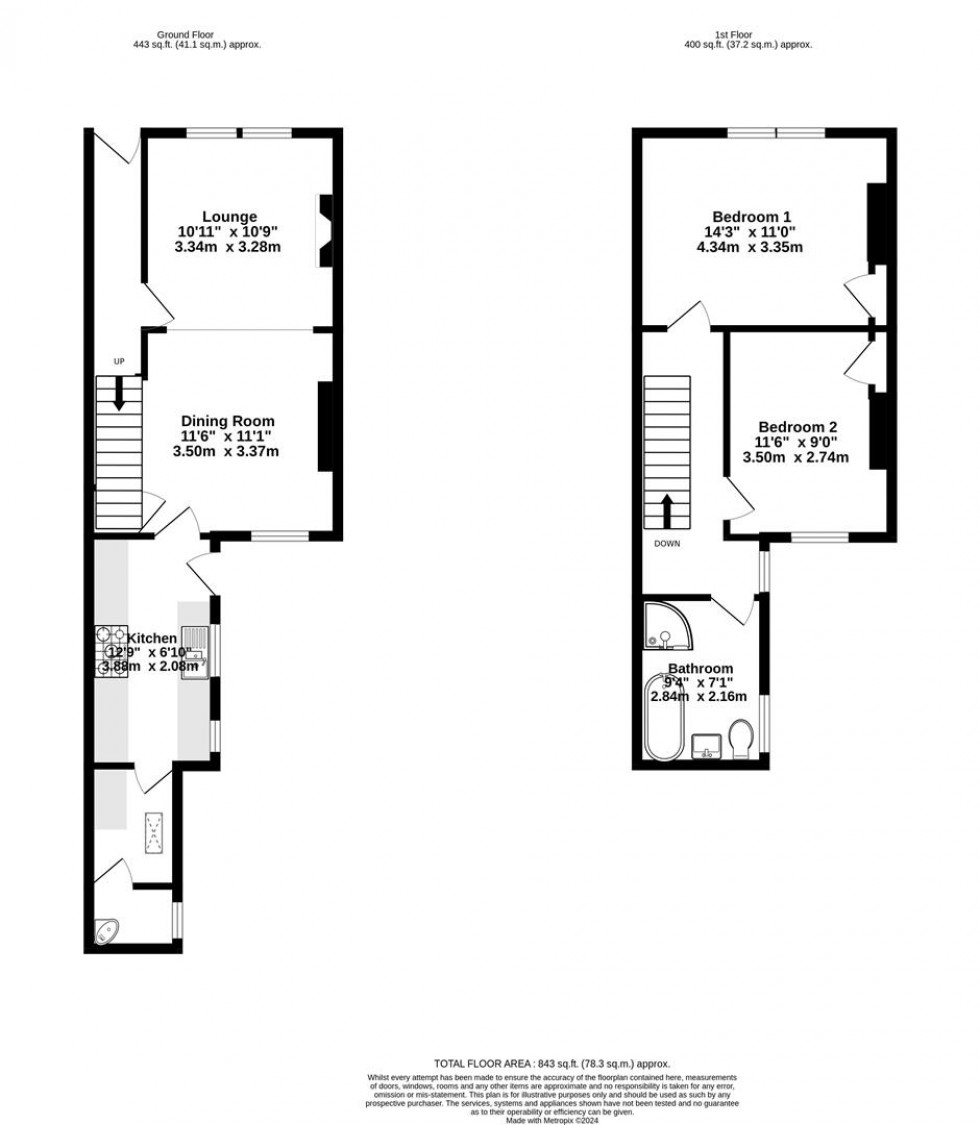 Floorplan for Farndale Street, Fulford