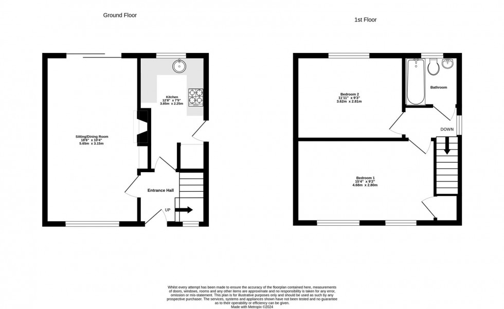 Floorplan for Ashford Place, Acomb