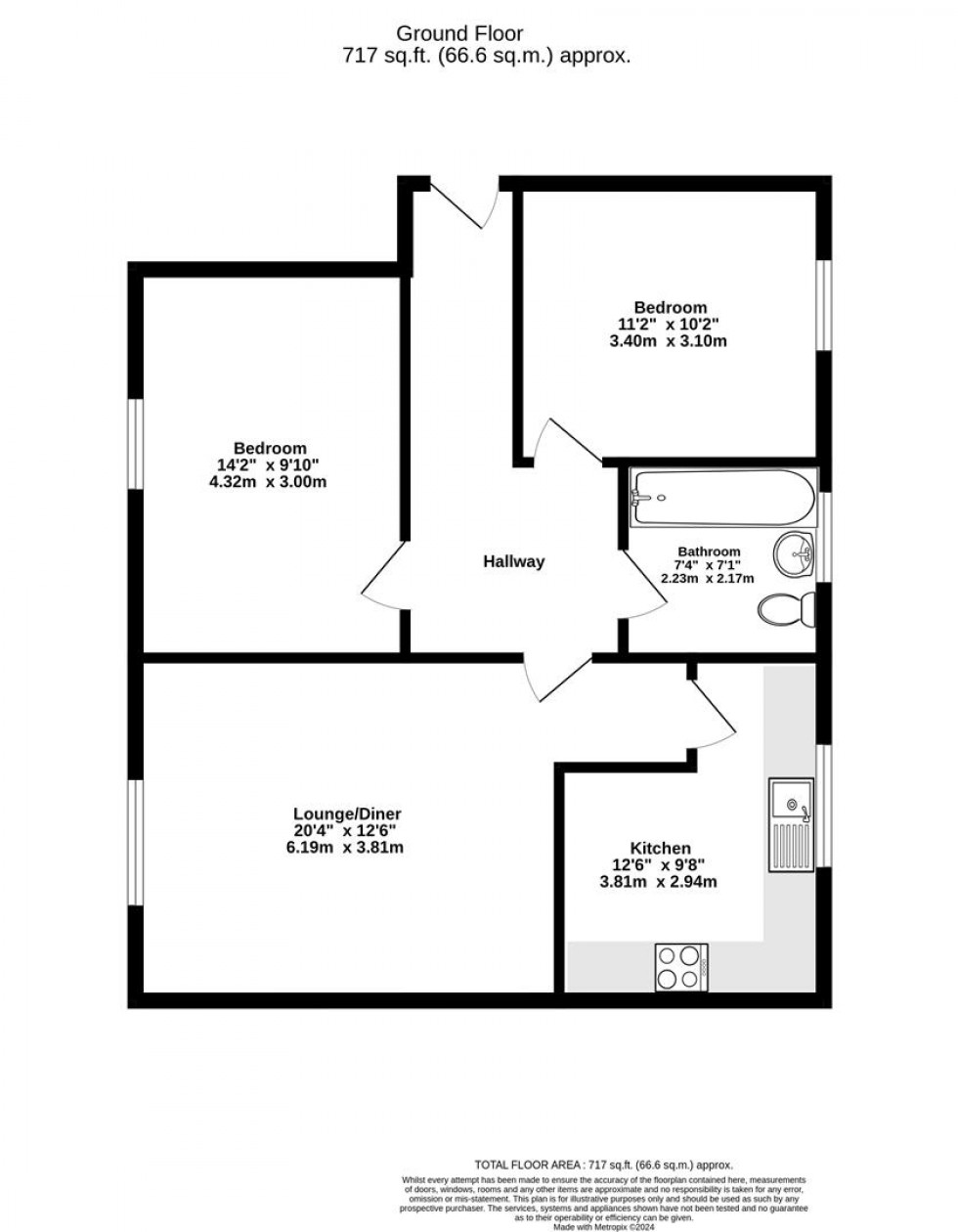 Floorplan for Walmgate, York