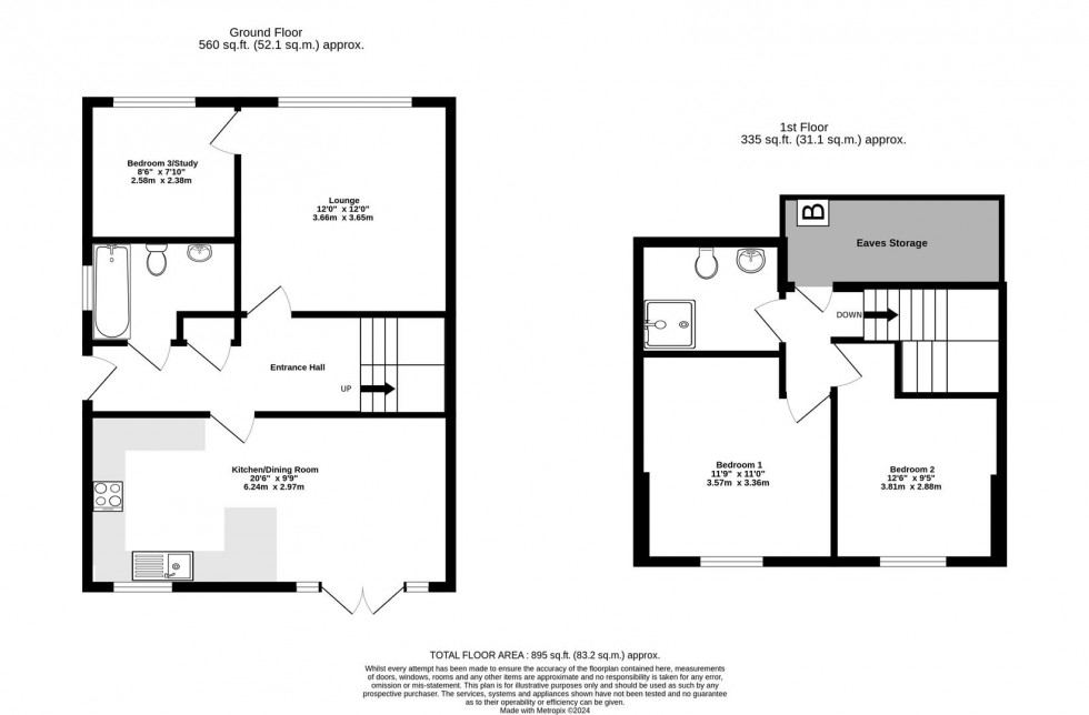 Floorplan for Allendale, Woodthorpe